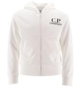 C.P. Company Cardigan - Gauze White m. SOlbriller