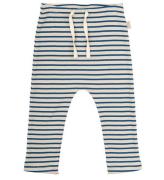 Petit Piao Bukser - Rib - Modal - Deep Cobalt/Dark Off White