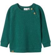 Name It Bluse - Rib - NbmKino - Antique Green