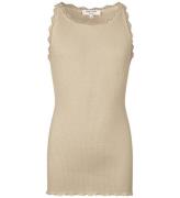 Rosemunde Top - Lang - Beathe - Rib - Silver Lining m. Blonder