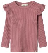 Lil' Atelier Bluse - Rib - NmfRaja - Nostalgia Rose