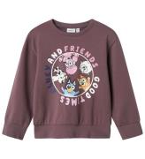 Name It Sweatshirt - NmfNira Bluey - Arctic Dusk m. Print