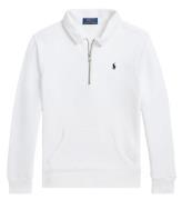 Polo Ralph Lauren Sweatshirt m. LynlÃ¥s - Hvid