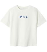 Name It T-shirt - NkmBekaj - Cloud Dancer/LIMOGES