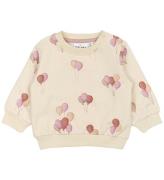 The New Siblings Sweatshirt - TnsbNola - White Swan AOP