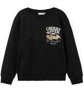 Name Sweatshirt - NkfBukak - Sort m. Print