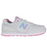 New Balance Sko - 574 - Grey Matter/Signal Pink