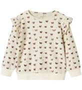 Name It Bluse - NbfRibow - Summer Sand m. SlÃ¸jfer