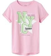 Name It T-shirt - NkfVix - Pink Frosting/NYC