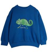 Mini Rodini Sweatshirt - Lizard - BlÃ¥