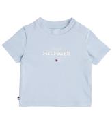 Tommy Hilfiger T-shirt - Monotype 1985 Logo - Breezy Blue