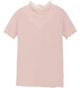 Creamie T-shirt - Rib - Lotus m. Blonder