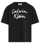 Calvin Klein T-shirt - Script Logo - Ck Black