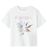 Name It T-shirt - NkfDukko - Bright White m. Print