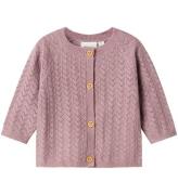 Name it Cardigan - Strik - NbfDesille - Elderberry