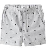 Name It Shorts - NmmVolo - Light Grey Melange/Boats