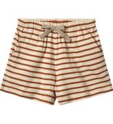 Wheat Shorts - Kalle - Warm Caramel Stripe