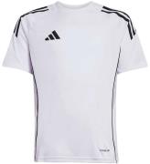 adidas Performance T- shirt - Tiro25C - Hvid m. Sort/GrÃ¥