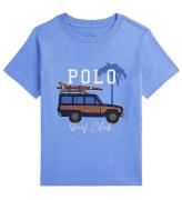 Polo Ralph Lauren T-shirt - BlÃ¥ m. Print