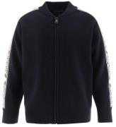 Emporio Armani Cardigan - Strik - Navy/Hvid