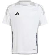 adidas Performance T-shirt - Tiro24 - Hvid m. GrÃ¥