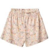 Wheat Shorts - Sandy - Bright Flowers