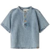 Lil Atelier T-shirt - NmmFundo - Medium Blue Denim