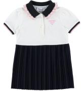 Emporio Armani Kjole - Off White/Navy