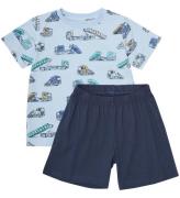 Minymo ShortssÃ¦t - T-shirt/Shorts - Skyway m. Lastbiler