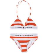 Tommy Hilfiger Bikini - Triangle - Breton Stripe Brilliant Orang