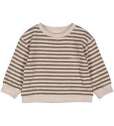 MarMar Sweatshirt - Tammas B - Brown Stripe Melange