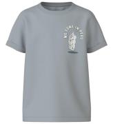 Name It T-shirt - NkmVux - Pearl Blue/Peas