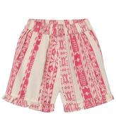 Fliink Shorts - Addie - Cloud Dancer Pink Stripe