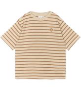 The New T-Shirt - TnNero - Indian Tan Striped