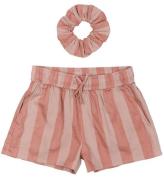The New Shorts - TnOfelia - Old Rose Striped