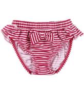 Petit Crabe Bikinitrusser - Zoe - UV50+ - RÃ¸d/Hvidstribet