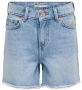 Kids Only Shorts - KogPacy - Light Blue Denim m. Blomster