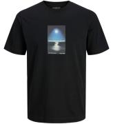 Jack & Jones - T-shirt - JcoCalma Photo - Sort