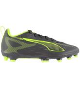 Puma Fodboldstøvler - Ultra 5 Play FG/AG Jr - Silver Yellow/Aged