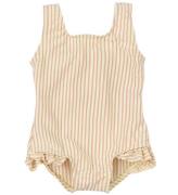 Petit Piao Badedragt - Butterfly - Bright Rose/Hvid