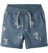 Name It Sweatshorts - NmmVermo - Blue Mirage/Dino surf