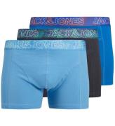 Jack & Jones Boxershorts - 3-pak - JacPeter - Azure Blue/India I