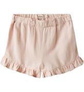 Lil' Atelier Shorts - NmfDolie - Viskose/HÃ¸r - Peach Blush