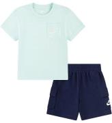 Nike Shortssæt - T-shirt/Shorts - Midnight Navy