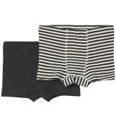 Wheat Boxershorts - 2-pak - Rib - Louis - Navy Rib Stripe