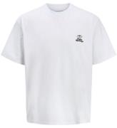 Jack & Jones T-shirt - JcoRetreat Typographic - Bright White