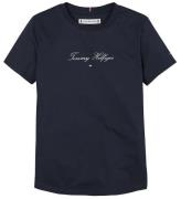 Tommy Hilfiger T-shirt - Script Slim - Dark Night Navy